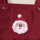 Children's Christmas Bodysuit and Overall Dress Set with Headband - Farnelli