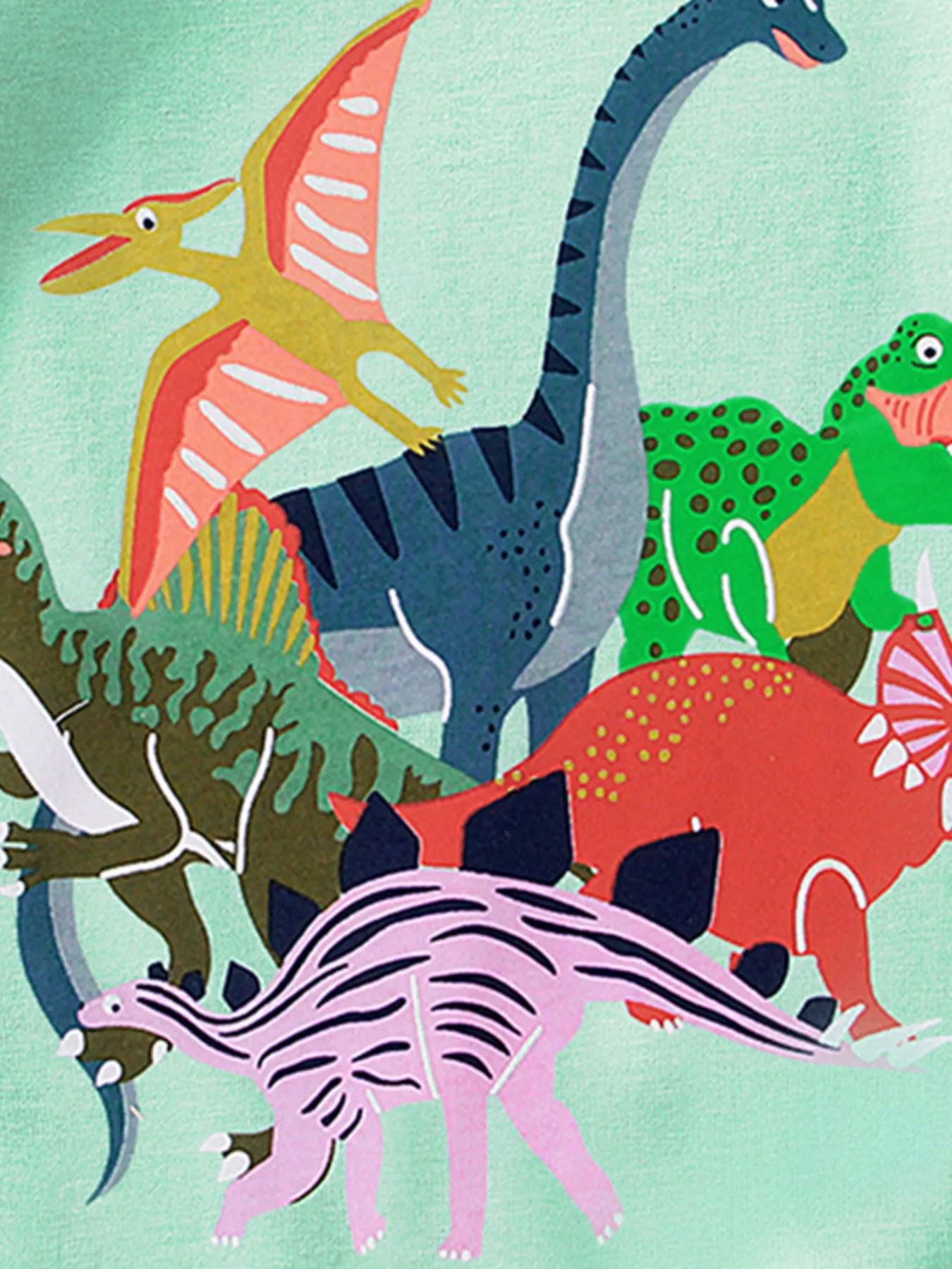Children's Dinosaur Crew Neck Short Sleeve T-Shirt - Farnelli