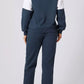 Drop Shoulder Loose Sweatshirt and Joggers Active Set - Farnelli