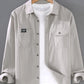 Men's Plus Size Button Up Long Sleeve Shirt - Farnelli