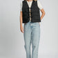 Umgee Heart Quilted Tie-Front Vest - Farnelli