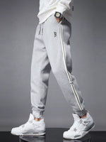 Men's Casual Striped Joggers - Farnelli
