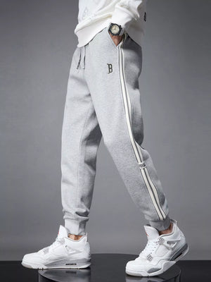 Men's Casual Striped Joggers - Farnelli