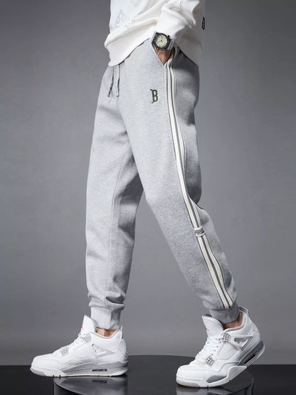 Men's Casual Striped Joggers - Farnelli