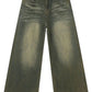 Men's Wide Leg Jeans with Pockets - Farnelli