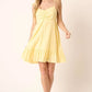 Mittoshop Ruched Detail Spaghetti Tie Mini Dress - Farnelli