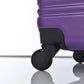 HouseOfZazla 4-piece hardshell luggage set with TSA lock and spinner wheels in multiple colors