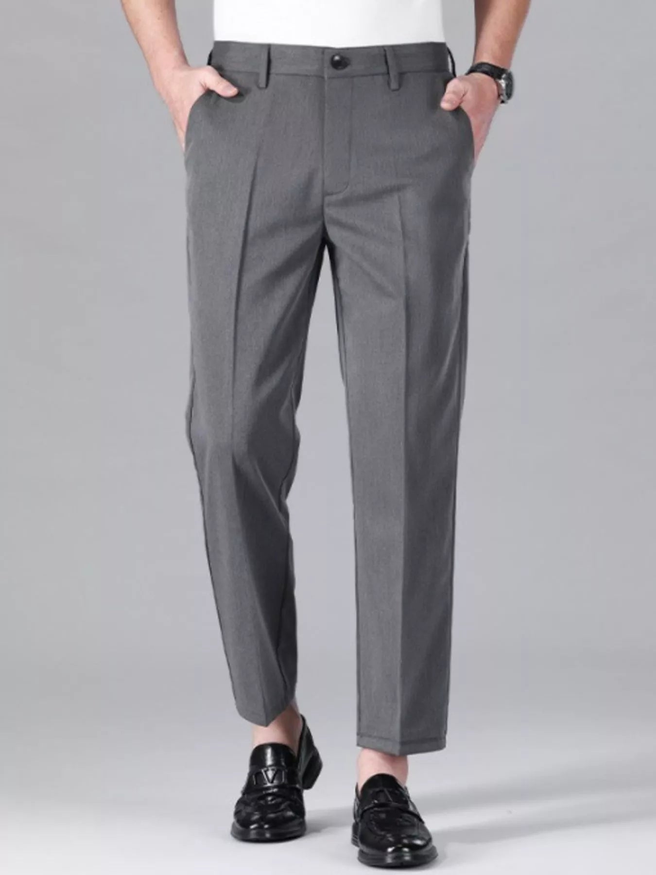Men's Slim Fit Business Casual Pants - Farnelli