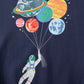Children's Astronaut Planet Graphic Crew Neck Sweatshirt - Farnelli