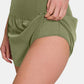 Zenana High-Waisted Zippered Back Pocket Active Shorts - Farnelli