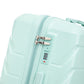 HouseOfZazla 3-piece spinner wheel luggage set with combination locks in assorted sizes
