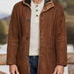 Men's Plus Size Zip Up Long Sleeve Coat - Farnelli