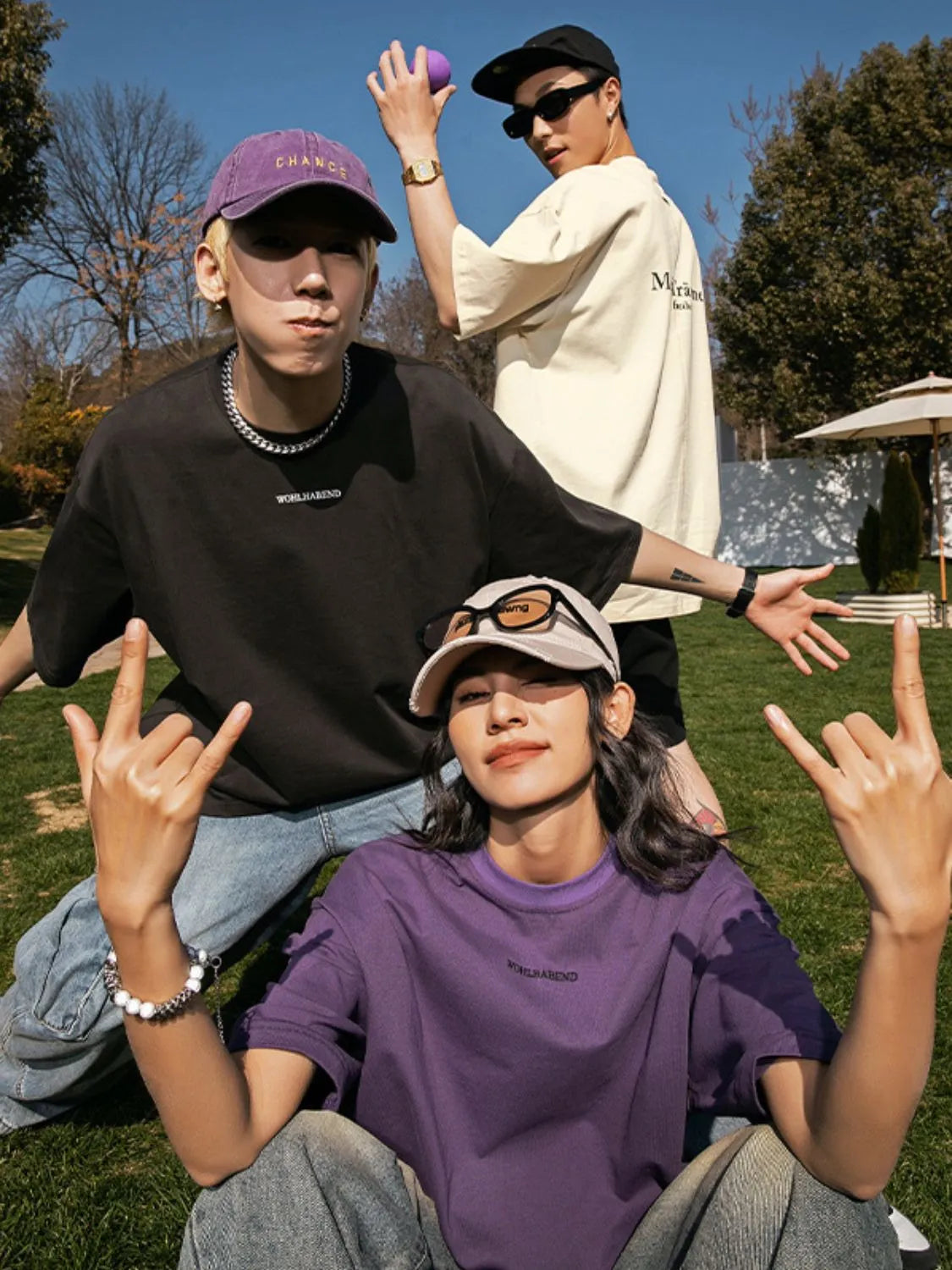 Men's Letter Back Round Neck Half Sleeve T-Shirt - Farnelli