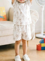 Children's Tropical Palm Print Tee and Shorts Set - Farnelli