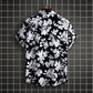 Men's Plus Size Printed Short Sleeve Casual Shirt - Farnelli