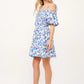 And The Why Off Shoulder Bubble Sleeve Dress - Farnelli
