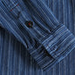 Men's Striped Button Down Denim Shirt - Farnelli