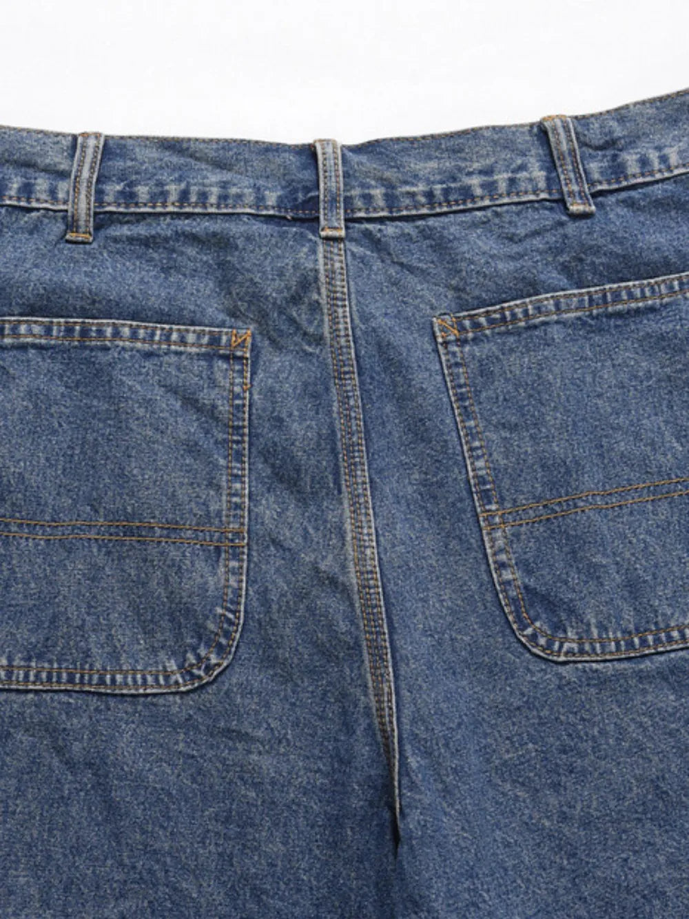 Men's Washed Denim Bermuda Shorts - Farnelli