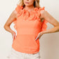 BiBi Merrow Frilled Strap With Neckline Tank Top - Farnelli