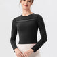 Round Neck Long Sleeve Active T-Shirt - Farnelli