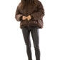 Dark Chocolate Insulated Bio-Down Jacket