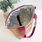 Carry Courage ENTHUSIAST insulated cooler in natural beige color, shown from the front