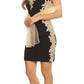 CLEARANCE - Eureka 6016 Lace Applique Sweetheart Short Cocktail Dress (Size XS)