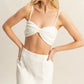 HYFVE Ruched Bra Top and Mini Skirt Set - Farnelli