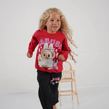 La-Bu-Bu Family Girls Jogger Set-2
