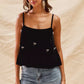 SO ME Holiday Velvet Ribbon Rhinestone Christmas Top - Farnelli