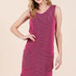 BOMBOM Rib Knit Tank Dress - Farnelli