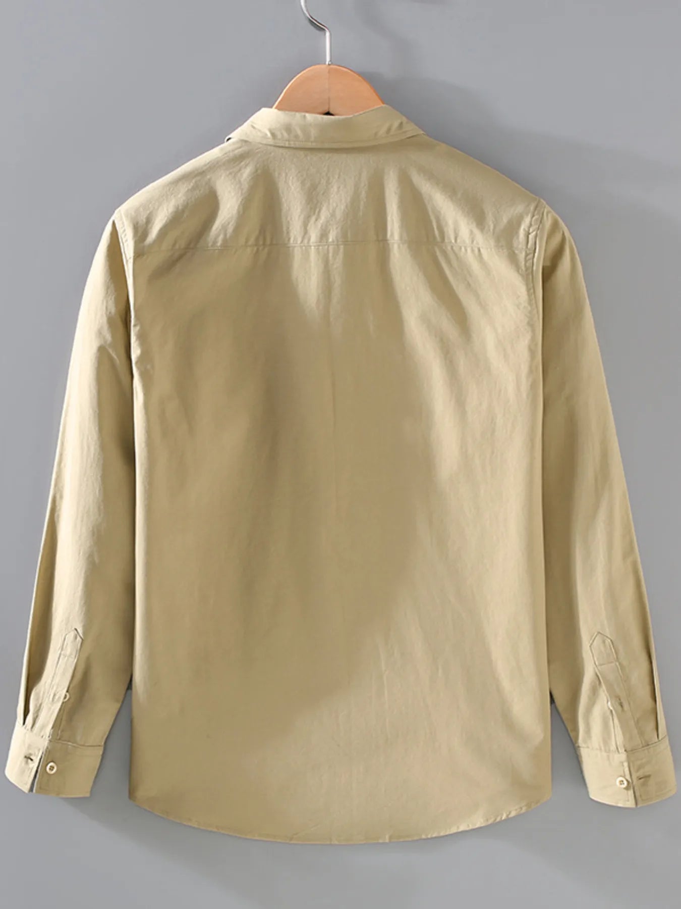 Men's Plus Size Button Up Long Sleeve Shirt - Farnelli