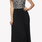 Juliet 609 A Line Chiffon Floor Length Gown Cut Out Back
