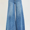 RISEN High Rise Ankle Wide Jeans - MEDIUM