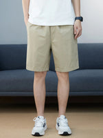 Men's Plus Size Casual Pocketed Shorts - Farnelli