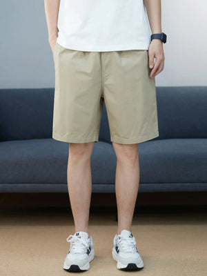 Men's Plus Size Casual Pocketed Shorts - Farnelli