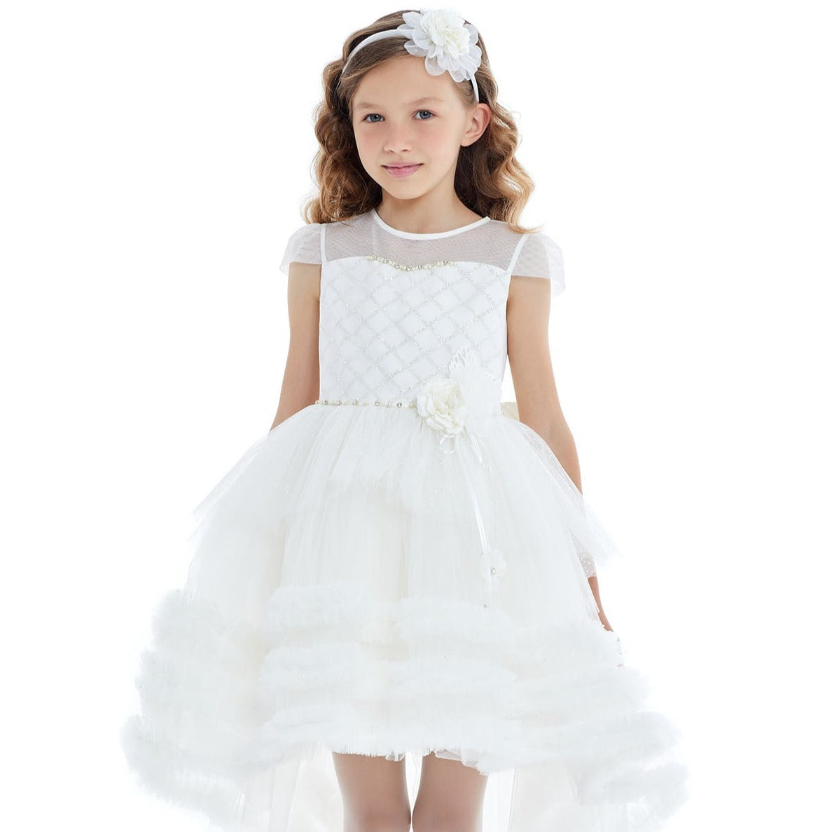 The modern princess dress for girls-0