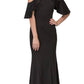 CLEARANCE - Eureka 6110 Cold Shoulder High Neckline Mermaid Gown (Size XS)