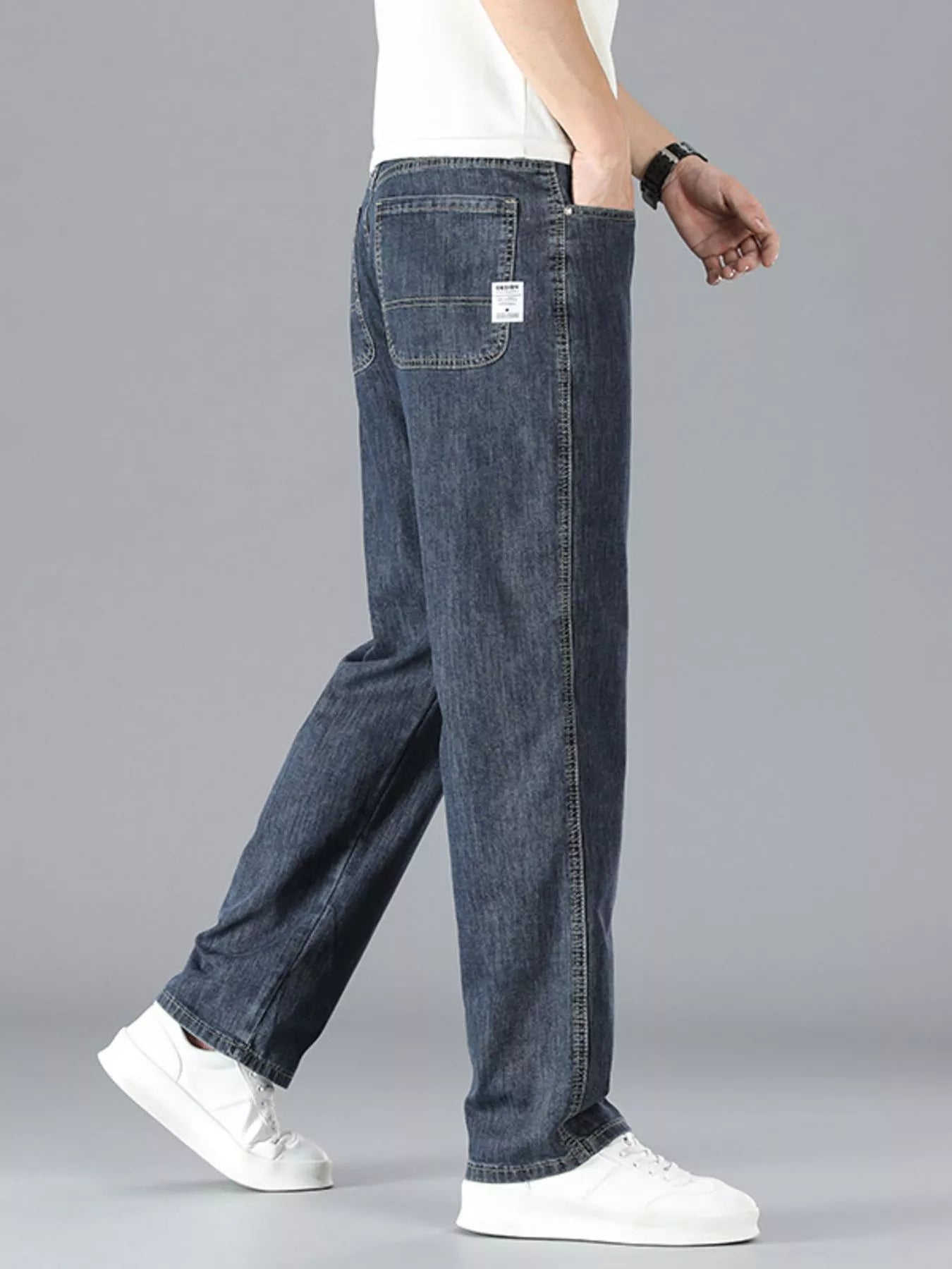 Men's Straight Leg Jeans - Farnelli
