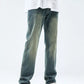 Men's Washed Straight Leg Jeans - Farnelli