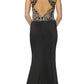 Juliet 614 Sexy Floor Length Formal Gown Cut Out Back Slit