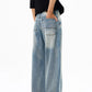 Men's Vintage Wash Wide Leg Jeans - Farnelli