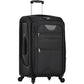 HouseOfZazla expandable softside luggage 3-piece set with spinner wheels in multiple colors