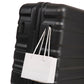 HouseOfZazla dark gray ABS hard case luggage set with combination lock