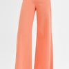 RISEN Full Size Tummy Control High Rise Wide Leg Palazzo Jeans Plus Size - CORAL PEACH
