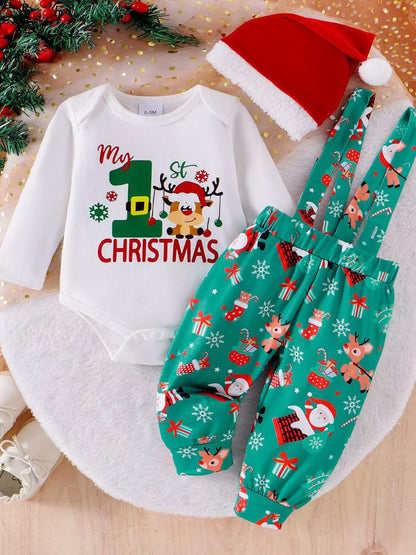 Children's My First Christmas Outfit Set - Farnelli
