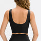 Scoop Neck Long Sports Bra - Farnelli