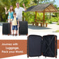 HouseOfZazla 4-piece hardshell luggage set with TSA locks and spinner wheels in multiple colors