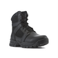 Kiwi Rugged Black Full Grain Leather 7" Zipped Waterproof Tactical Boots [62300]