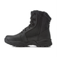 Kiwi Rugged Black Full Grain Leather 7" Zipped Waterproof Tactical Boots [62300]
